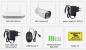 Preview: Kabelloses CCTV WiFi-Kamera-Kit mit 1TB Festplatte