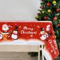 Preview: Einweg-PVC-Weihnachtdekorations- Tischdecke