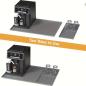 Preview: 2-in-1 Silikon-Kaffeetuch mit erhöhtem Rand