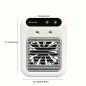 Preview: USB-Wiederaufladbarer Mini-Klimaanlagenventilator