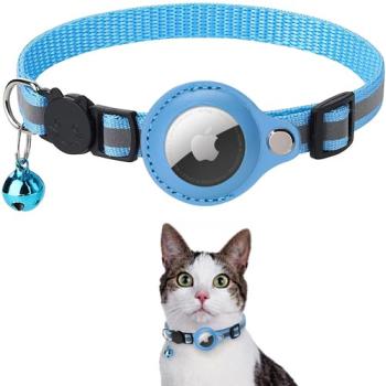 Preview: Katzenhalsband mit Hülle für den Apple Airtag