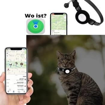 Katzenhalsband mit GPS-Tracking-Gerät