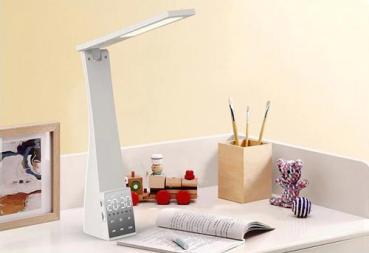 Led Schreibtisch Lampe mit Wecker