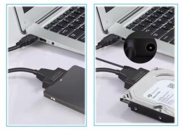 USB 3.0 zu SATA Festplatten-Adapter-Konverter