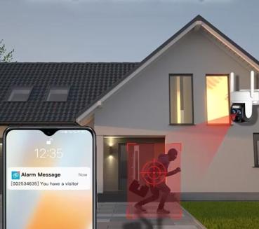 Solarbetriebene WLAN-Überwachungskamera