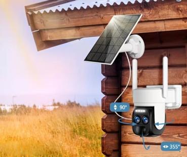 Solarbetriebene WLAN-Überwachungskamera