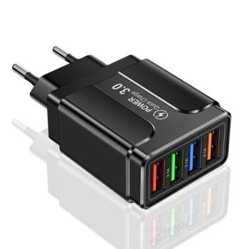 USB Ladegerät mit 4 Eingängen