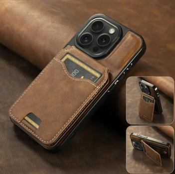 Kunstleder-Schutzhülle für iPhone 16 Pro Max