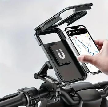 Verstellbarer Fahrrad-Telefonhalter mit Magnetischer Absorption – Wasserdicht & Robust