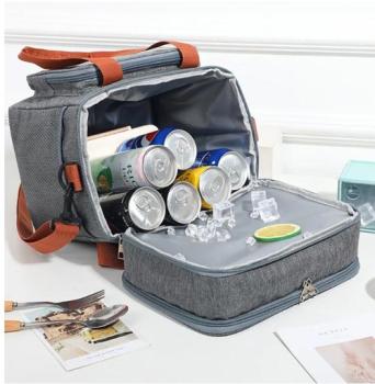 Doppelschichtige-Kühltasche mit großer Kapazität