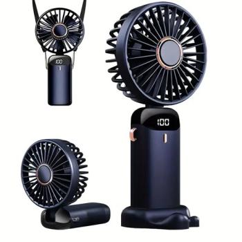 Wiederaufladbarer 3-in-1 Handventilator – Flexible Kühlung für jeden Moment