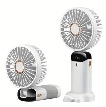 Wiederaufladbarer 3-in-1 Handventilator – Flexible Kühlung für jeden Moment