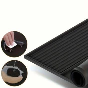2-in-1 Silikon-Kaffeetuch mit erhöhtem Rand