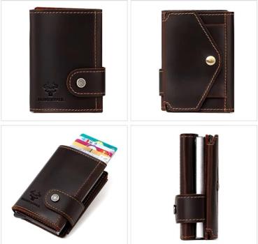 Leder Herren-Brieftasche