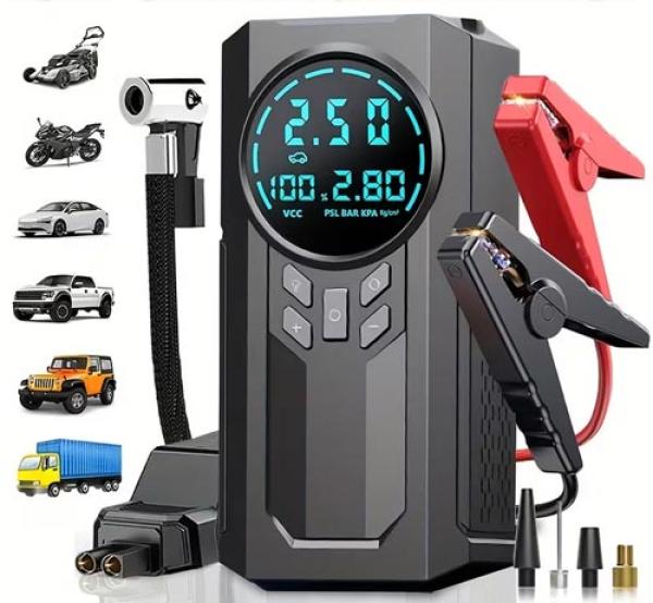 Tragbare Autostarthilfe mit 150 PSI Luftkompressor