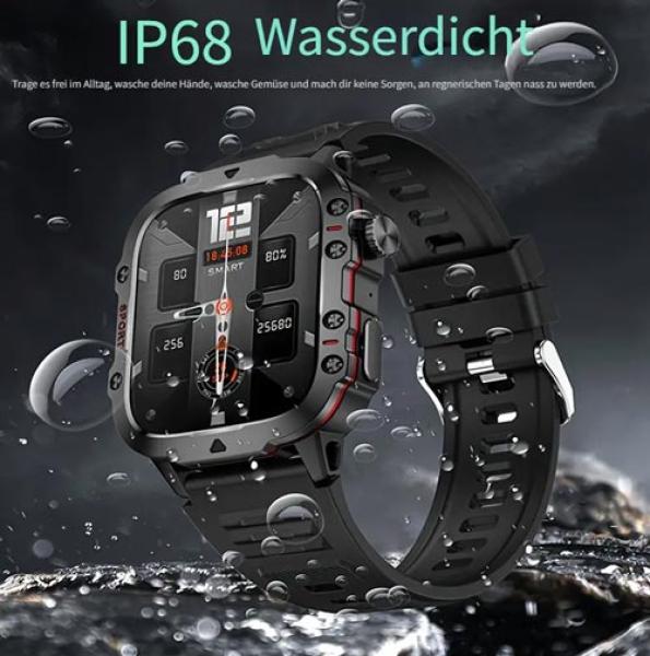 Outdoor-Smartwatch für Herren