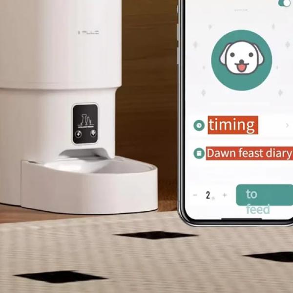 Intelligenter Katzenfutterautomat mit WiFi-Steuerung – 4L Fassungsvermögen
