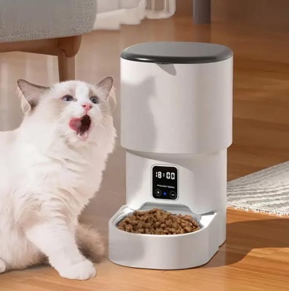 Intelligenter Katzenfutterautomat mit WiFi-Steuerung – 4L Fassungsvermögen