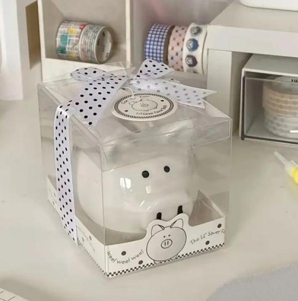 Keramik-Spardose in Schweineform