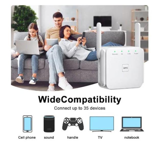 1200 Mbit / 5GHz Drahtloser WIFI Range Extender