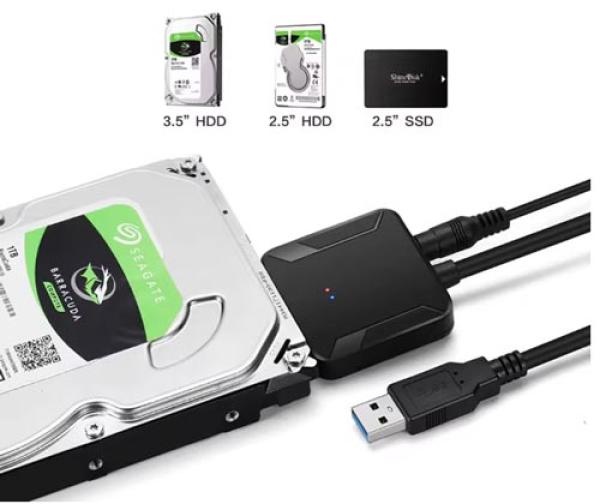 USB 3.0 zu SATA Festplatten-Adapter-Konverter