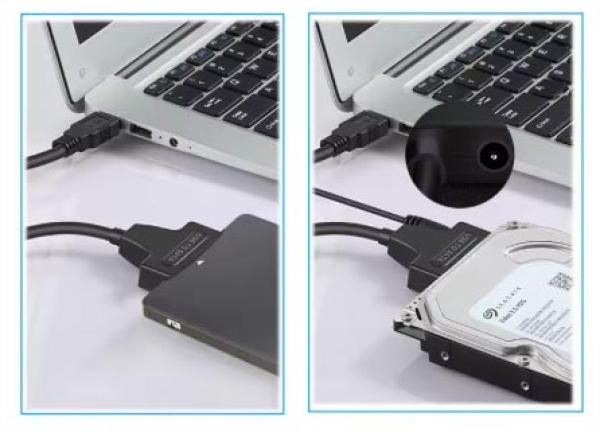 USB 3.0 zu SATA Festplatten-Adapter-Konverter