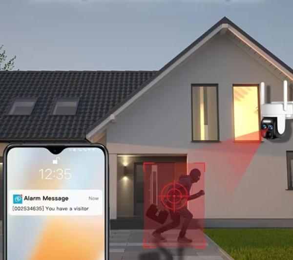 Solarbetriebene WLAN-Überwachungskamera