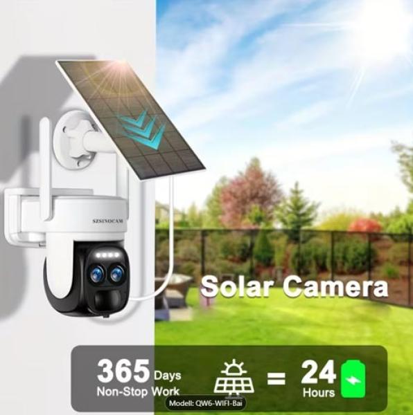 Solarbetriebene WLAN-Überwachungskamera