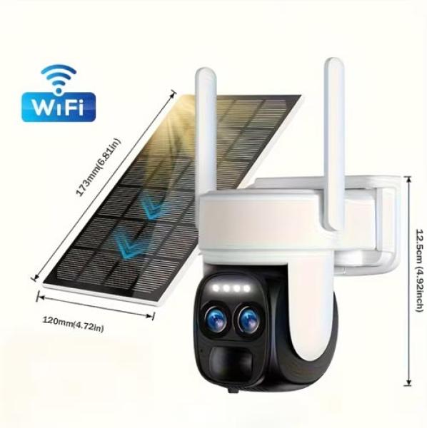 Solarbetriebene WLAN-Überwachungskamera
