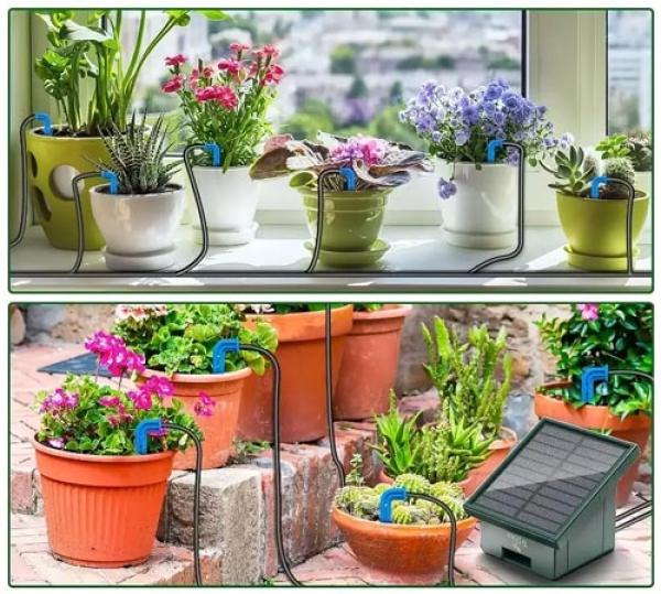 Automatisches Solar-Garten-Tropfbewässerungssystem