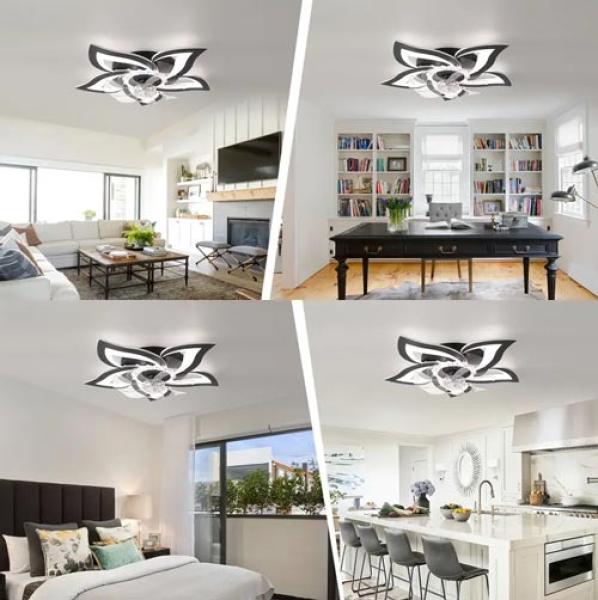 LED-Deckenventilator mit Fernbedienung