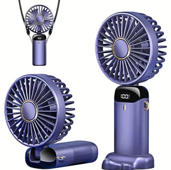 Wiederaufladbarer 3-in-1 Handventilator – Flexible Kühlung für jeden Moment