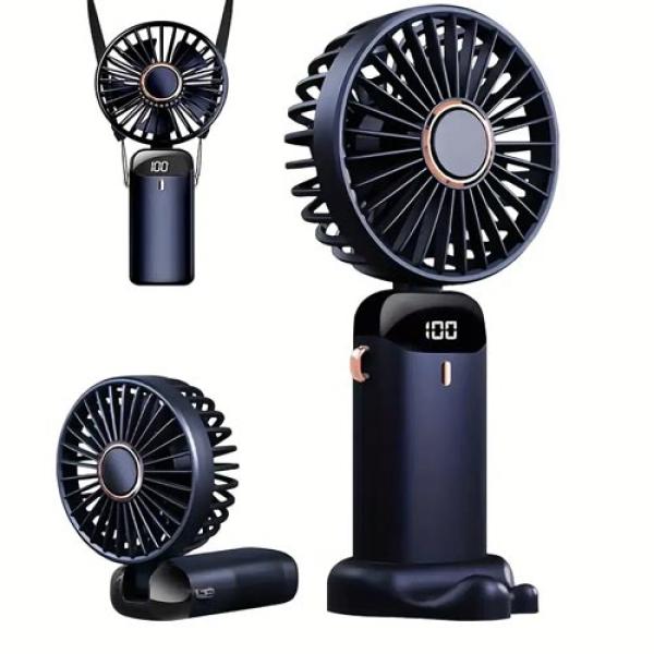 Wiederaufladbarer 3-in-1 Handventilator – Flexible Kühlung für jeden Moment