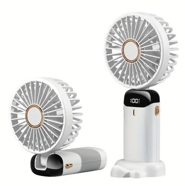 Wiederaufladbarer 3-in-1 Handventilator – Flexible Kühlung für jeden Moment