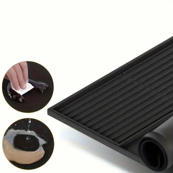 2-in-1 Silikon-Kaffeetuch mit erhöhtem Rand