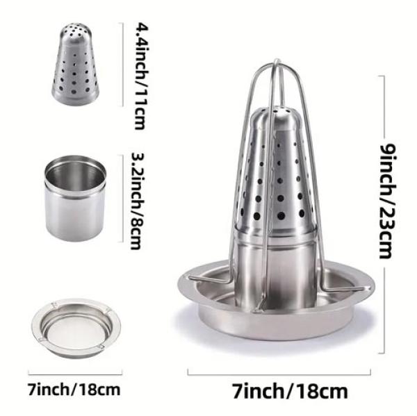 Edelstahl-Hähnchen-Bräter-Rack