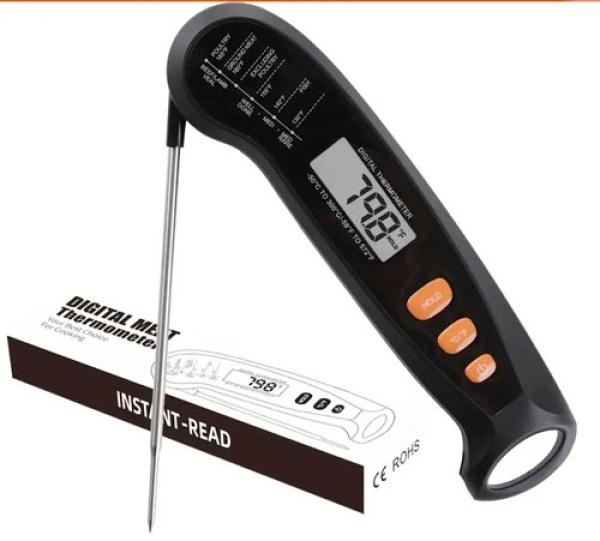 Digitales Lebensmittel-Thermometer mit einklappbarer Sonde