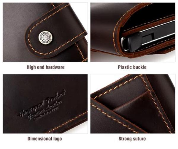 Leder Herren-Brieftasche